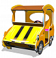 Игровой макет Машинка-Жук М1 ИМ250 для детских площадок