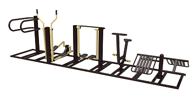 Спортивный комплекс Sport-Fora YTR3K с тренажерами многофункциональный для улицы